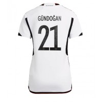 Tyskland Ilkay Gundogan #21 Hjemmebanetrøje Dame VM 2022 Kortærmet